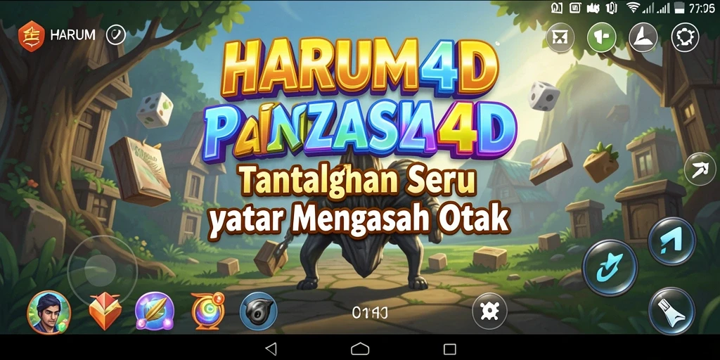 Tampilan gameplay seru dan menantang dari HARUM4D.
