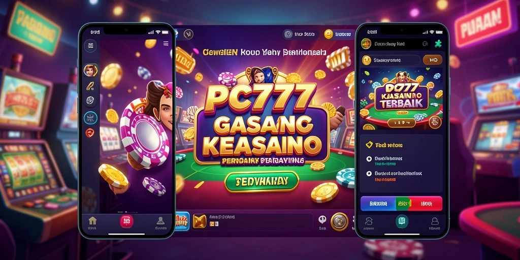 Tampilan menarik gameplay kasino yang menyenangkan di PC777.